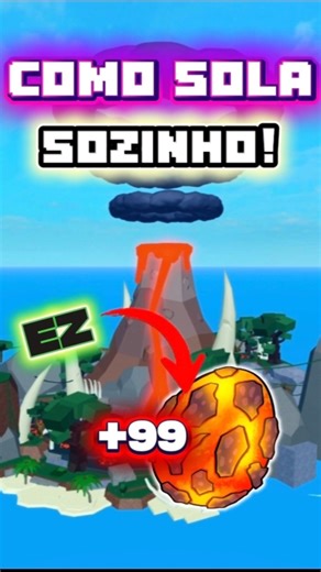 How to solo the volcano in Blox Fruits #bloxfruits #volcano #easy #creation #dragon