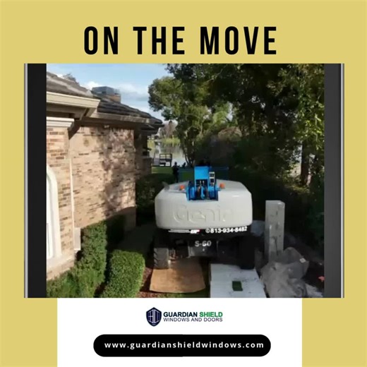 On the move! #ImpactWindows #ImpactWindowsAndDoors #ImpactDoors #HurricaneWindows #HurricaneImpactWindows #StormRatedWindows #HurricaneProtection #WindImpactWindows #HighImpactWindows