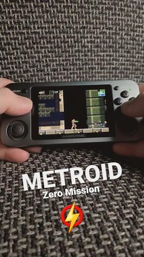 Metroid zero Mission / Samus Journey starts here / NES Classic Remake on Anbernic retro Handheld 😁👍