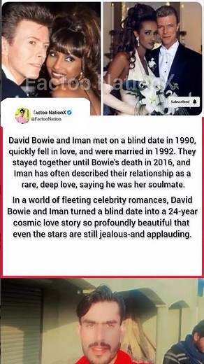 David Bowie & Iman: A Blind Date That Became a 24-Year Love Story