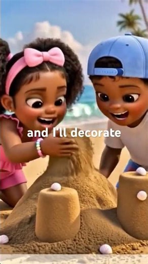 building a sand house #kids #kidsvideo