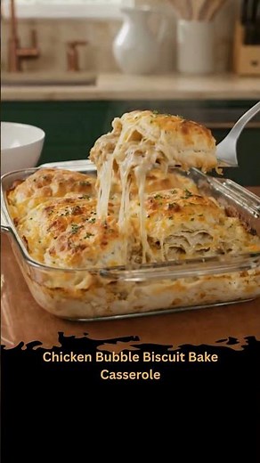 Chicken Bubble Biscuit Bake Casserole