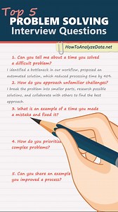 Are you preparing for a job interview and worried about the toughest problem-solving questions? In this video, we break down the Top 5 Problem Solving Interview Questions that hiring managers love to ask—and more importantly, we give you perfect, strategic answers that impress. Whether you're applying for a role in business, consulting, tech, finance, or leadership, mastering these questions can set you apart from the competition. These examples will show you how to demonstrate critical thinking