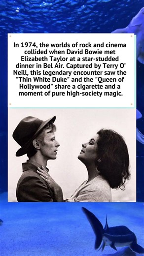 David Bowie and Elizabeth Taylor: 1974 Bel Air Meeting