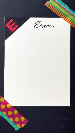 ASMR Drawing Challenge: Letter E by Male & Female Artists