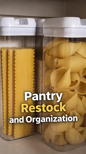 Pantry restock and organization ASMR satisfying snack setup ideas