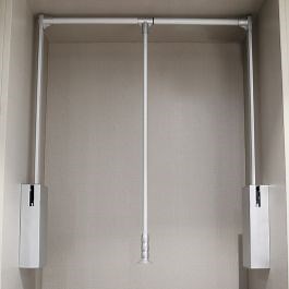 Clothes Lift, 890mm - 1200mm, Silver