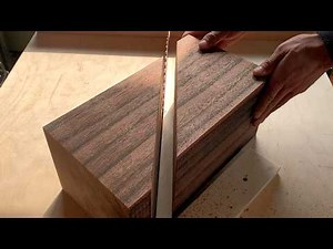 Making a Car Wheel Chock from Dillenia Wood | Woodworking