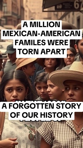 MEXICAN HISTORY - OVER A MILLION FAMILIES TORN APART - In the 1930s, over a million people of Mexican descent — many U.S. citizens — were deported during the “Mexican Repatriation.” Families were torn apart, homes lost, and histories erased. This story deserves to be told. #mexican #mexicanamerican #mexicano #mexicana #chicano