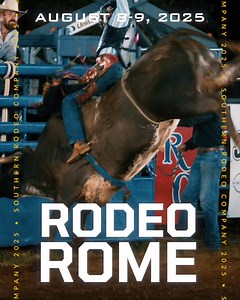 🔥RODEO ROME🔥 THIS WEEKEND 🔥 Get your tickets in the link below https://www.rodeoticket.com/rodeos/7th-annual-rodeo-rome/2025/tickets | Southern Rodeo Company
