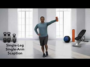 How to do a Single-Leg Single-Arm Scaption