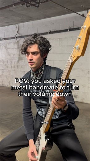 POV: You Asked Your Bandmate To Turn Their Volume Down #bandhumor #bandmemes #band