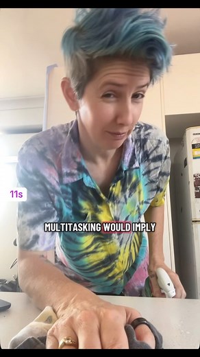 I don’t multi task so much as get distracted by multiple things at once and move into the next thing and leave the last thing half finished only to remember it hours or even days later 🤦‍♀️ Not half an hour ago i was cooking people dinner, as well as doggo dinner, as well as finishing up some work, plus cleaning the kitchen etc and long story short i burnt stuff 🤦‍♀️ So anywho how is your night going? 😜 #adhd #multitasking #neurodivergentcommunity #fyp | MyFavouriteJo