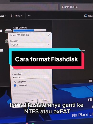 Cara Format Flashdisk dengan Mudah
