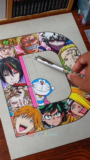 Drawing Anime Characters Starting With '' D '' ✨ Part 12 ✨ Who’s Next ? #shorts #drawing #anime