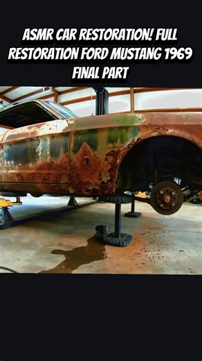 Asmr car Restoration Ford Mustang 🐎🐎#creatorsearchinsights #trending #fyp #restoration #fordmustang