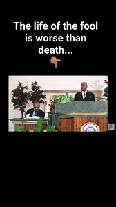 6.4K views · 226 reactions | ONLY A FOOL WILL REJECT THE TRUTH OF GOD. Ecclesiasticus 22:11 "Weep for the dead, for he hath lost the light: and weep for the FOOL, for he wanteth understanding: make little weeping for the dead, for he is at rest: but the life of the FOOL is worse than death." Watch this full message on YouTube to escape HELL: https://youtu.be/0Of4xmdTY9I?si=E5PrROosxy8mHYti | Sthembiso Zondi | Facebook