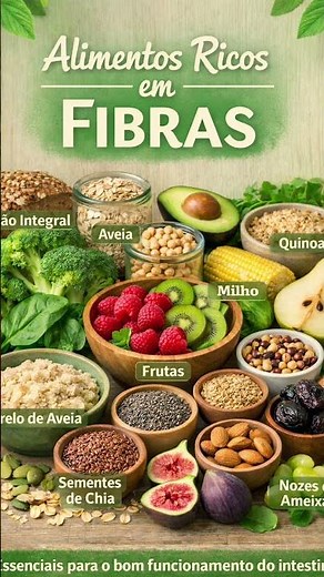 Alimentos ricos em fibras # #bemestar #nutricaosaudavel