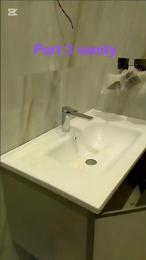 Bathroom Vanity Sink Installation | Complete Plumbing Process#vairalshort #bathroomdecor #tiles #
