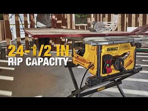 DEWALT 8 1/4in. Compact Jobsite Table Saw Model# DWE7485