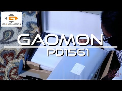 Gaomon PD1561 Unboxing/Speed Animation (kinda face reveal?)