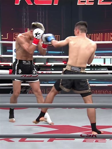 用最华丽的技法打出最猛的杀伤力，中国选手帅气逼人，实力逼人 #kickboxing #比賽