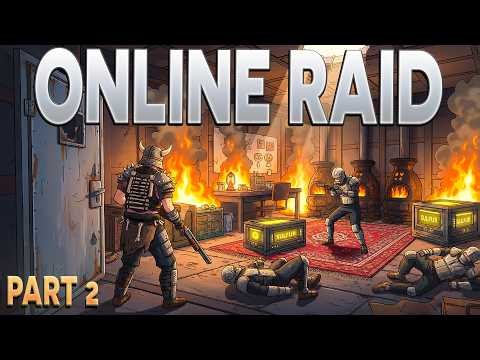 Rust Mobile Online Raid using satchel and went deep to enemy base and got AK