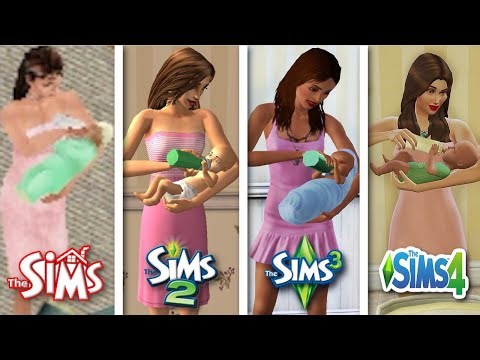 Sims 1 vs Sims 2 vs Sims 3 vs Sims 4 - Baby