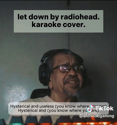 lss again so i just need to sing this song to get it out of my head. this is let down by radiohead. karaoke cover. #cover #song #letdown #radiohead #singing