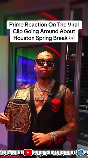 Prime Reaction to Houston Spring Break Clip