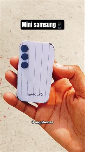 mini Samsung mobile📞📱 #shorts #diy #craft #phone #smartphone #sumsung