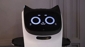 Cat-like robot waiter purrrfectly cheers up cafe customers