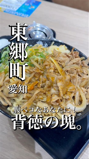 【東郷グルメ】腹ペコのあなた！背徳の塊の油そば(東郷 伝説のすた丼屋)#ららぽーと #らーめん #油そば #愛知グルメ
