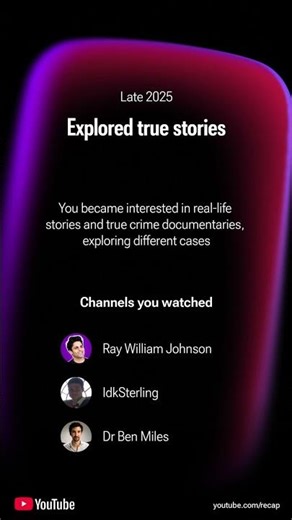 YouTube Wrapped 2025 #youtuberewind #recap #wrapped