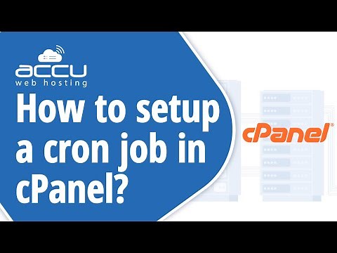 How to setup a cron job in cPanel?