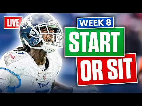 Fantasy Football Week 8 Start or Sit Lineup Advice (2024)