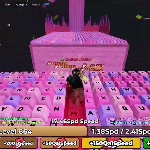 completing All Stages In World 3 | +1 Keyboard Escape Run #shorts #roblox #robloxshorts