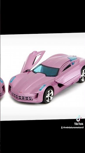 2009 Chevrolet Corvette Stingray Concept Pink Metallic with Blue Tinted Windows "Pink Slips"