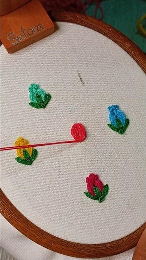 5 Minutes Embroidery for Beginners | Easy Hand Embroidery Design | Simple Embroidery Tutorial.
