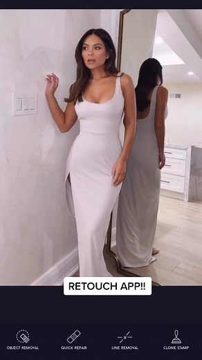 Instagram hack: how to remove things from photos! App is called retouch #socialmediatips #photomagic #fyp #foryoupage