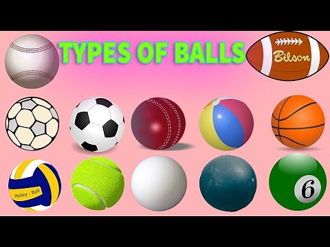 Types Of Balls || Ball Vocabulary || Different Types Of Ball with pictures