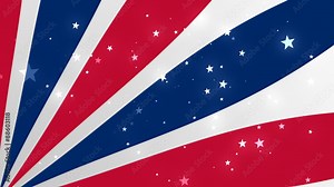 USA Patriotic Stars and Stripes 2 Loopable Background A Full HD, 1920x1080 Pixels, seamlessly looped animation High Quality Quicktime Loopable animation works with all Editing Programs Stock Video