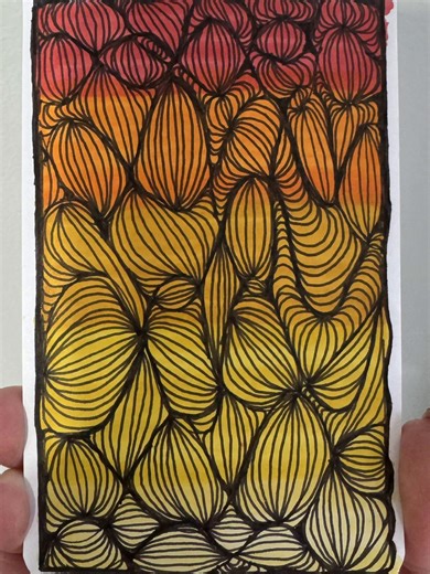 Easy and Fun Zendoodle Pattern 〰️➰🖊️ #beginnerzendoodle #howto #zendoodle #doodleart