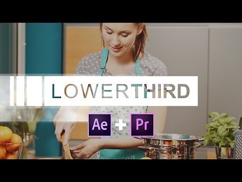 Create a Lower Third in After Effects & use it in Premiere Pro with Live Text Templates