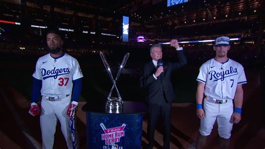 Michael Buffer introduces finalists of Home Run Derby