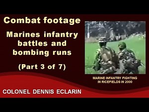 Military History: Philippine Marines infantry battles and bombing runs during all-out war in 2000