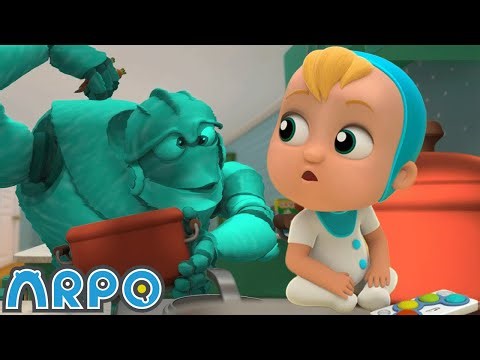 Não consigo parar de dançar 🕺🤖 ARPO o Robô em Português | Desenho Animados