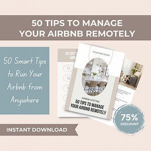 50 Tips to Manage Your Airbnb Remotely | Downloadable Host Guide PDF | Vacation Rental Owner Tips | STR Management Ebook | Airbnb Host Tips - Etsy Canada