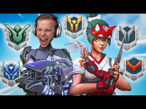 2v2 vs EVERY RANK in Overwatch 2