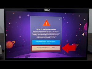 How to FIX Bluestacks Virtualization Error